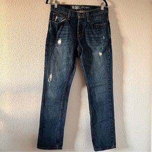 FREE WORLD MESSENGER SKINNY Blue Jean Women Size 31